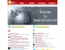 Tablet Screenshot of magicseotools.com